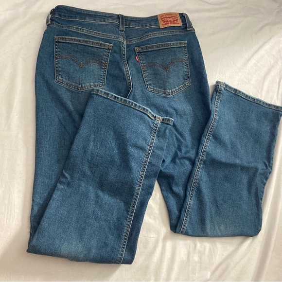Levi’s Superlow Bootcut Jeans Size 30 X 32 Women’s Dark Wash - Picture 6 of 7